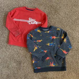 Boy's XS (4/5) Cat & Jack Crewneck Sweatshirts